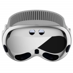 Pour Apple Vision Pro TPU Étui de protection VR Lunettes Accessoires (Argent)