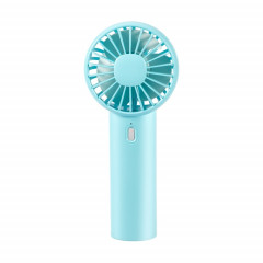 Mini ventilateur portatif rechargeable à 3 vitesses pour l'été F10 (bleu)