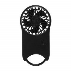 F12 3 vitesses de vent ventilateur de refroidissement d'été extérieur boucle suspendue Mini ventilateur de poche (noir)