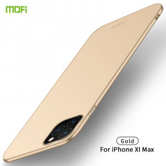 Coque ultra-fine pour ordinateur MOFI givré ultra-fine pour iPhone 11 Pro Max (Or)
