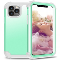 Pour iPhone 11 Pro Max PC + Silicone Protection anti-chute de téléphone portable en trois pièces Couverture Bback (Vert)