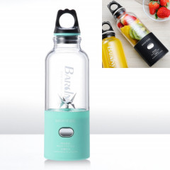 Presse-agrumes multifonctionnel rotatoire extracteur tasse Portable USB Charge Juicer Blender avec 6 lames (bleu)