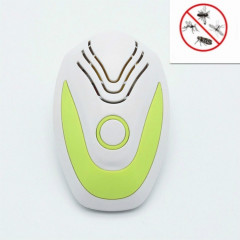 Répulsif anti-moustique électronique à ultrasons multifonctionnel, type de prise:  (vert clair)