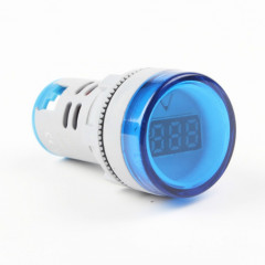 AD16-22DSV Mini affichage numérique 60-500V indicateur général voltmètre ca, trou ouvert: 22 mm (bleu)