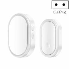 CACAZI A99 HOME SMART REMOTE CONTRÔLE SONDITION DE SONDILE PAGER DE LA SOIITÉE, Style: Plug UE (Blanc)