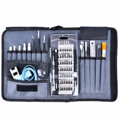 Sac en tissu portable Démontage de téléphone portable Outil de maintenance Outil combiné multifonction Ensemble de tournevis (noir)