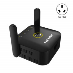 PIX-LINK WR22 Extendeur d'amélioration de l'amplification du signal sans fil Wifi 300 Mbps, Type de prise: Prise AU (Noir)