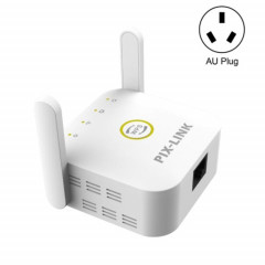 PIX-LINK WR22 Extendeur d'amélioration de l'amplification du signal sans fil Wifi 300 Mbps, Type de prise: Prise AU (Blanc)