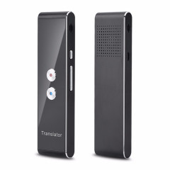 Version de mise à niveau du traducteur vocal intelligent portable pour l'apprentissage de la réunion d'affaires de voyage 3 en 1 traducteur de langue de photo de texte vocal (noir)