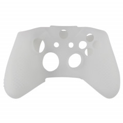 Housse de protection pour manette de jeu en caoutchouc de silicone souple Accessoires de manette pour manette Microsoft Xbox One S (BLANC)