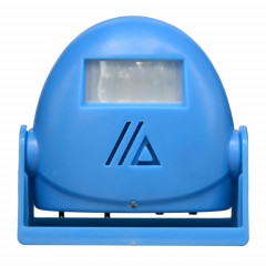 Sonnette intelligente sans fil, capteur de mouvement infrarouge, avertisseur vocal, alarme de sonnette de porte (bleu)