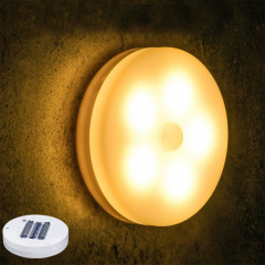 Lampe de table de chevet de chambre à coucher de contrôle de veilleuse à induction intelligente du corps humain LED, style: modèle de batterie (lumière chaude)