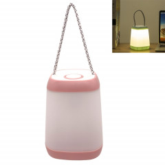 Lampe de chevet portative de protection des yeux d'allaitement pour bébé, style: batterie sèche (rose)