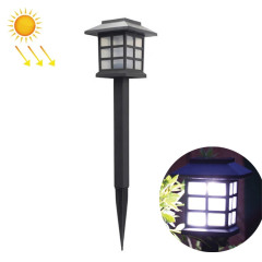 4 PCS extérieur jardin solaire veilleuse LED ménage petite maison pelouse lumière (lumière blanche)