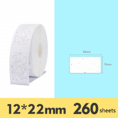 Autocollant d'étiquette de ménage d'étiquette de prix de produit de papier d'étiquette thermique pour NIIMBOT D11 (géométrie d'intérêt)