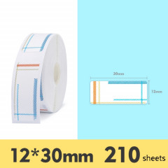 Autocollant d'étiquette de ménage d'étiquette de prix de produit de papier d'étiquette thermique pour NIIMBOT D11 (route d'arc-en-ciel)
