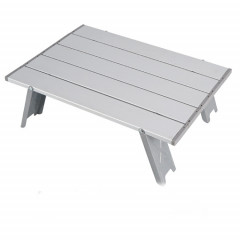CLS Outdoor Mini Table pliante Table de tente de camping Table basse portable de camping (Argent)
