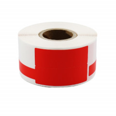 Étiquette de câble de papier d'impression pour étiqueteuse NIIMBOT B50 (03F-Red)