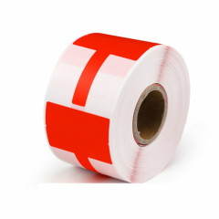 Étiquette de câble de papier d'impression pour étiqueteuse NIIMBOT B50 (02T-Red)