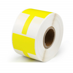 Étiquette de câble de papier d'impression pour étiqueteuse NIIMBOT B50 (02T-jaune)