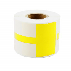 Étiquette de câble de papier d'impression pour étiqueteuse NIIMBOT B50 (03T-jaune)