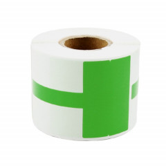 Étiquette de câble de papier d'impression pour étiqueteuse NIIMBOT B50 (03T-Green)