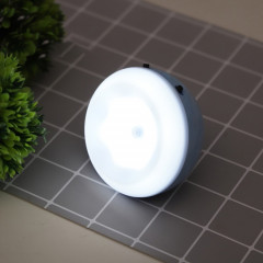 XYD-1001 Induction intelligente du corps humain + capteur de lumière LED veilleuse lampe de bureau couloir applique murale (lumière bleue + blanche)