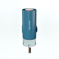 Abreuvoir à boules pour animaux de compagnie Abreuvoir pour chien suspendu Cage suspendue Tasse à eau pour animaux de compagnie 700ML (Bleu)