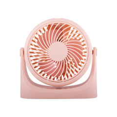 Mini ventilateur USB silencieux pour dortoir étudiant JD-Q1 Office (rose)