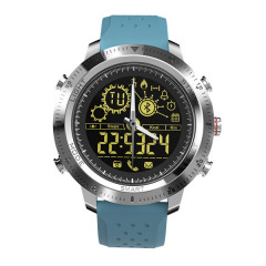 NX02 Sport Smartwatch IP67 Support étanche Tracker Calories Podomètre Smartwatch Chronomètre Rappel SMS (bleu)