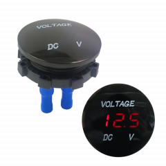 DC12-24V Batterie Automobile DC Numérique Tension de tension Mètre Modified Instrument de mesure (Red Light)