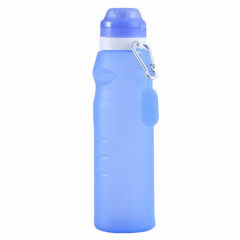 XC-282 600 ml de tasse de pliage en silicone OUT Camping Cycling Sports Kettle (Bleu)
