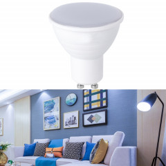 4 PCS LED Coupe lumineuse 2835 Patch Sauvette d'économie d'énergie CLAD CLAD ALUMINIUM COUPE DE LUMIÈRE, POWER: 5W 6 PADADS (COUVERTURE BLANCUELLE MILKY GU10 (lumière chaude))