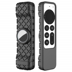 2 PCS Télécommande Couverture de protection tout compris, modèle applicable: pour Apple TV 4K (Noir)