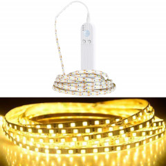 0.5m LED Battery Boîte Bande lumineuse Intelligent Induction Diming Soft Light Strip Électrombouille Étanche Étanche Cabinet Ruban de lumière (2700K (Blanc chaud)))