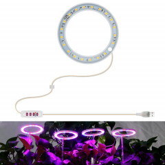 Lampe de croissance de plante LED spectroscopie pleine spectroscopie intelligente Remplissage intérieur Remplissage de la lumière Lampe d'installation, puissance: une tête (lumière bleue rouge)