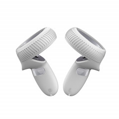 Housse de protection antidérapante en silicone pour poignée VR, résistante aux chutes, pour Meta Quest (blanc)