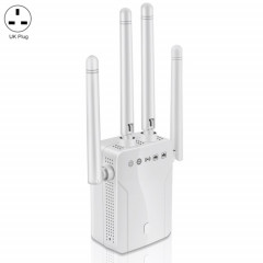 Amplificateur d'extension de signal sans fil WiFi 95B 300M 300M (Blanc - Plug-UK)