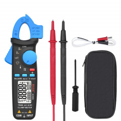 Compteur de serrage numérique Bsiz91 Ac / DC Current 1MA Vray RMS Testeur de condensateur Auto RMS Multimètre (bleu)