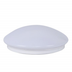 Lampe de plafond de contrôle de lumière sonore LED Couleur rond couloir intelligent, source d'alimentation: 12W 270mm (blanc chaud)