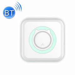 Pocket Mini pratique imprimante étudiant Question Mauvais Téléphone thermique Bluetooth Mobile Photo Printer données Remarque (Bleu)