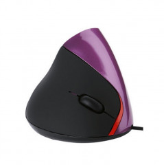 JSY-12 5 clés USB Wired Souris verticale Souris ergonomique Souris optique de poigne ergonomique (violet)