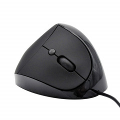 JSY-05 6 Touches Wired Vertical Souris Ergonomie Souris optique Brace (Noir)