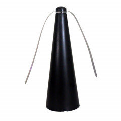 Ventilateur de feuilles de ventilateur multifonctions extérieures Piège de mouche automatique Piège de mouche Mosquito Repellent Ventilateur (Noir)