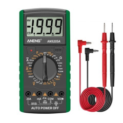 Multimètre numérique intelligent ANENG Automatique haute précision, spécification: an9205a (vert)
