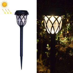 Cour extérieure Solaire solaire à la pelouse à lampes solaires (lumière chaude)