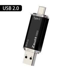 Zsuit ZstPC3 2 en 1 Interface de type C Téléphone métal U Disque U, Randon Color Livraison 8 Go (USB2.0)