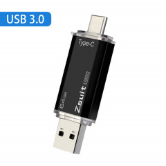 ZSuit ZSTPC3 2 en 1 interface de type C Téléphone métallique U Disque U, Randon Color Livraison 8 Go (USB3.0)