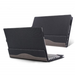 Étui de protection anti-chute en cuir pour ordinateur portable pour HP Envy X360 13-AG AR (gris foncé)