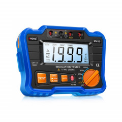 Testeur de résistance d'isolement de haute précision numérique aneng MH10 (bleu)